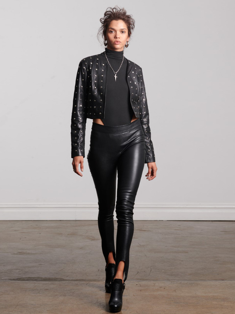 Stanzee Valley Stretch Leather Pants 