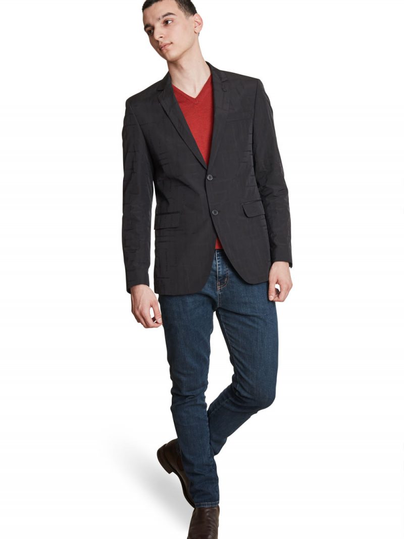 Karl Lagerfeld Monogrammed Black Jacket