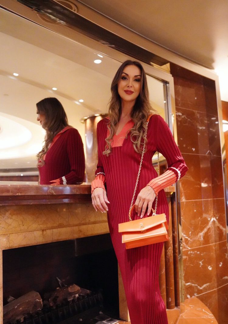 HUGO BOSS Ribbed Dress